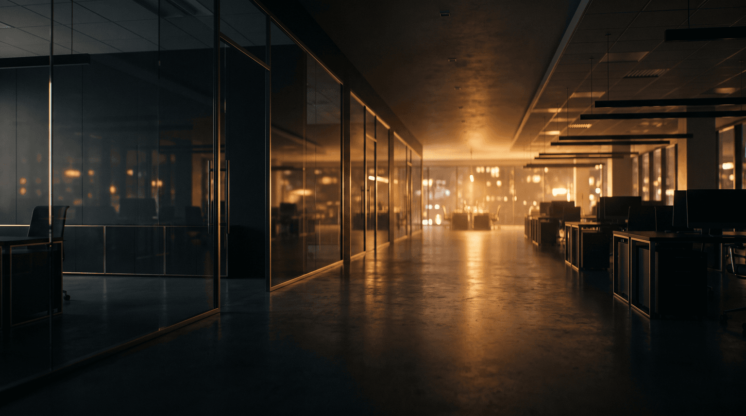 Modern office interior, abstract architectural detail